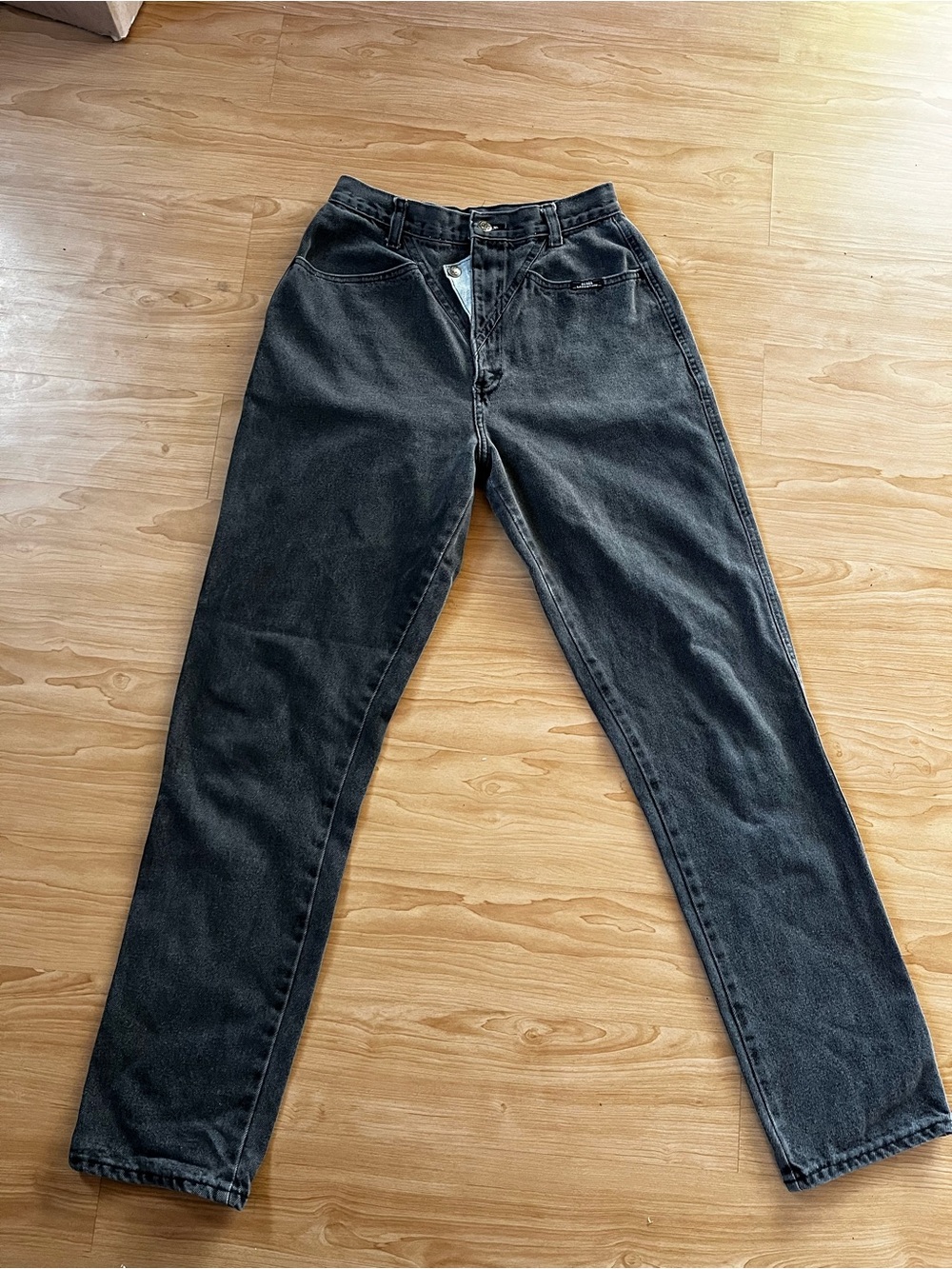 Vintage ozark mountain black denim jeans